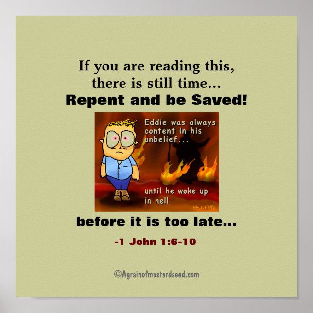 Kristna citat poster (Framsidan)