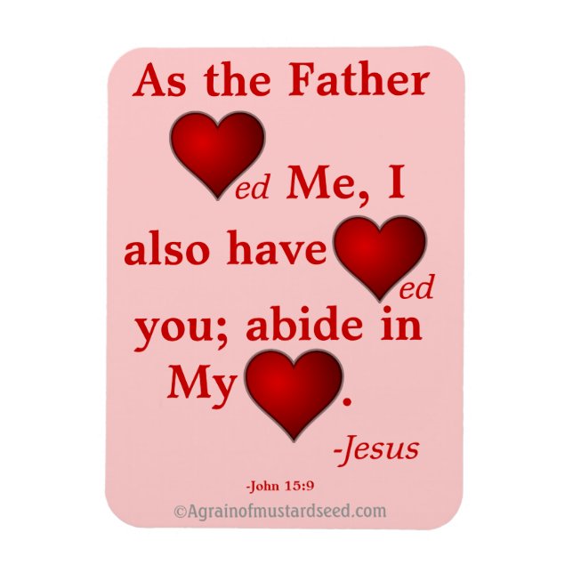 Kristna citattecken inspirerande magnet (Vertikal)