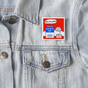 Kristna den roliga humortecknaden knäppas knapp