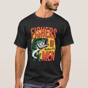Kristna fiskare som fiskar människor Matteus 4 19 T Shirt