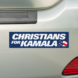 Kristna för Kamala 2024 Bildekal