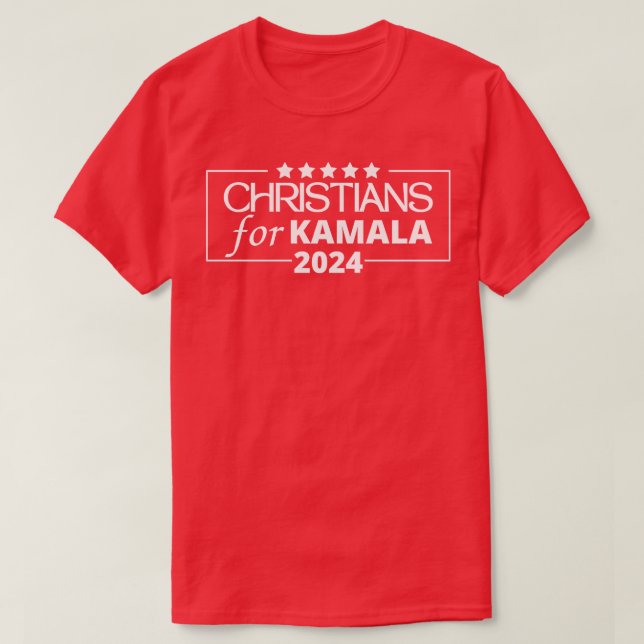 Kristna för Kamala 2024 TShirt T Shirt (Design framsida)