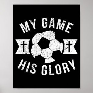 Kristna fotbollsgåvor tonårspojkar flickor talesät poster