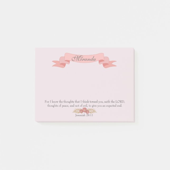 Kristna fridsamma tankar post-it block (Framsida)