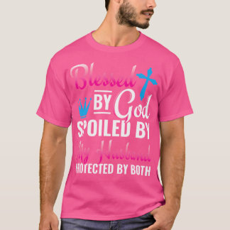 Kristna fru Jesus välsignad av Gud som förstörts a T Shirt