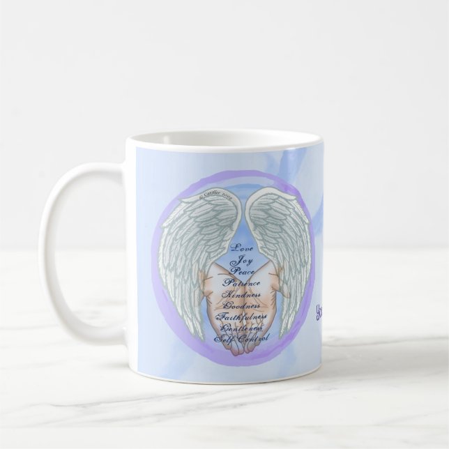 Kristna frukter av andan kaffemugg (Vänster)