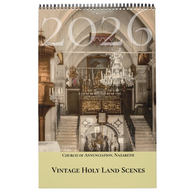 Kristna heliga platser Nya Testamentet Kalender (Omslag)