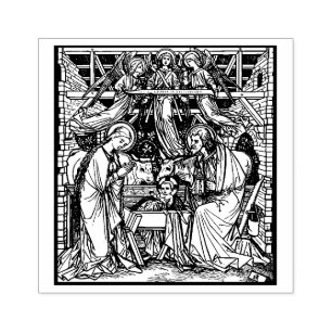 Kristna Heligans Religiösa-familj Stämpel