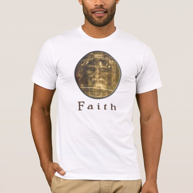 Kristna kläder Shroud of Turin Tee (Framsida)