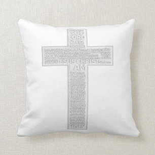 Kristna Kor bibliska Namnen Jesus Kristus Kudde