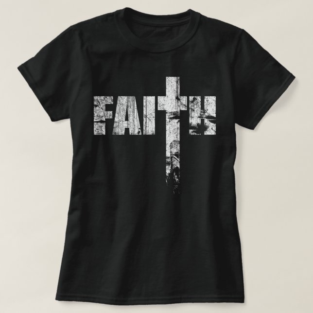 Kristna Kor Faith Manar Women Jesus T Shirt (Design framsida)