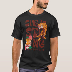 Kristna kvinnor hon är ett starkt ordspråk, mamma- t shirt