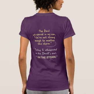 Kristna Kvinnor jag är Stormen Viska till Djävulen T Shirt