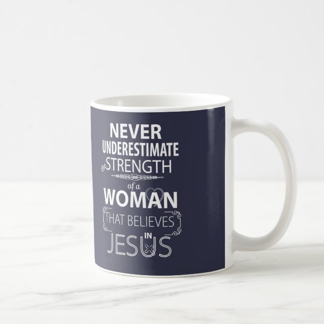 Kristna Kvinnor present Kaffemuggar Styrka Jesus (Höger)