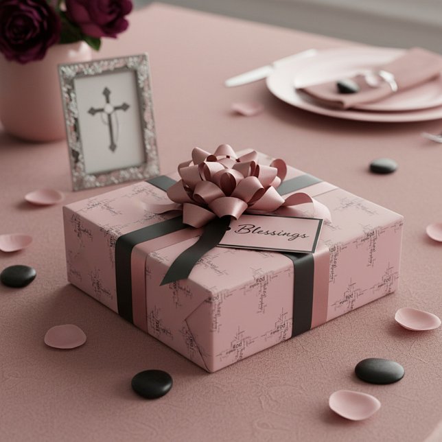 Kristna ord kors presentpapper (Skapare uppladdad)