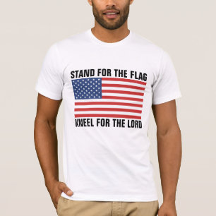 KRISTNA PATRIOTISKA T-SHIRTS, STAND FÖR FLAGGA T SHIRT