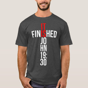 Kristna presentidé Det Avslutat Gospelet Bible T Shirt
