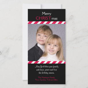 Kristna Religiösans julfotoport Julkort