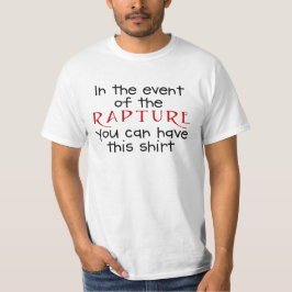 Kristna roliga manar för Rapture T-tröja Tee