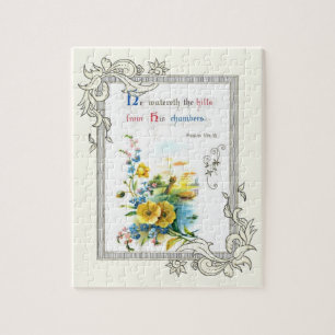 Kristna scripture- och sötblommor pussel