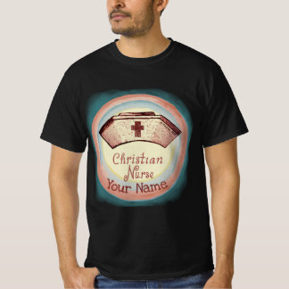 Kristna sjuksköterskeklipp t shirt