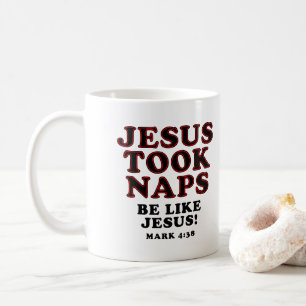 Kristna skämt skoj Jesus tog tupplur Kaffemugg