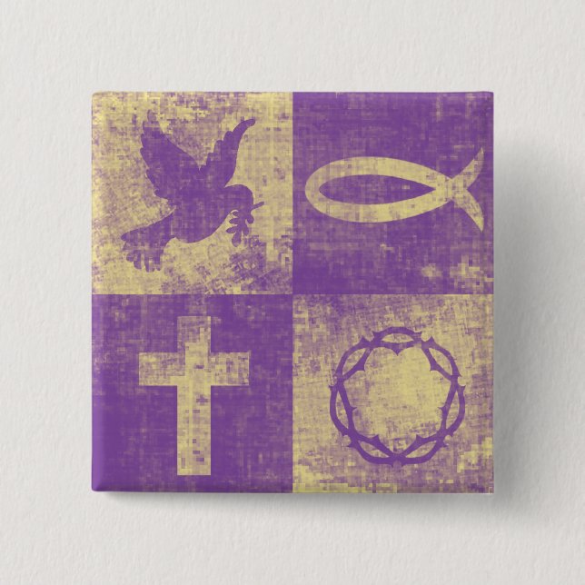 Kristna symboler knapp (Framsida)