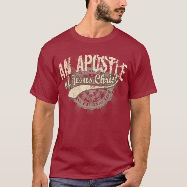 Kristna T-tröja, en apostel av den Jesus Kristus Tee Shirt (Framsida)