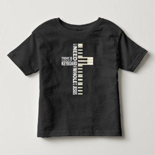 Kristna Tangentbord-musikern Jesus Älskare Band T Shirt
