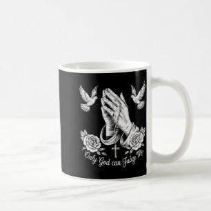 Kristna tatueringar Endast Gud kan döma mig Bön Ha Kaffemugg