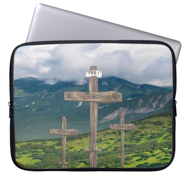 Kristna telefonärenden laptop sleeve (Framsidan)