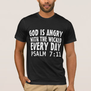 KRISTNA TESER"GOD ÄR ARG MED WICKED" T-Shirts
