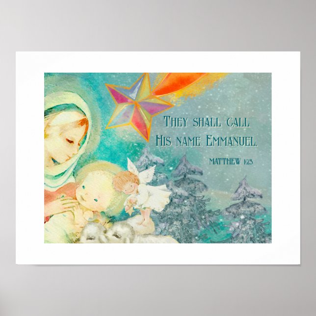 Kristna, trosbaserade julgranar poster (Framsidan)