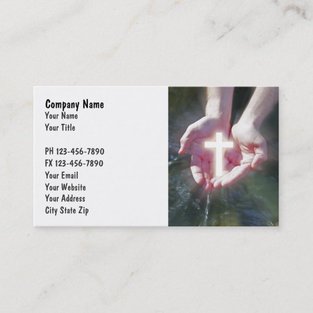 Kristna visitkortar visitkort (Framsida)