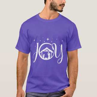 Kristnas julglädje Jesu födelsesnatt Tro Fai T Shirt