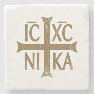 Kristogram ICHC NIKA Stenunderlägg