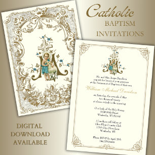 Kristolisk baptism - Kristus - Lamb Inbjudningar