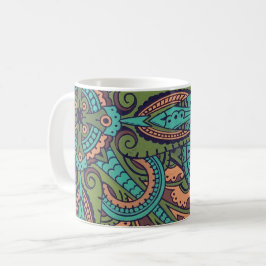 Kristopher dresser för art nouveau abstrakt mönste kaffemugg