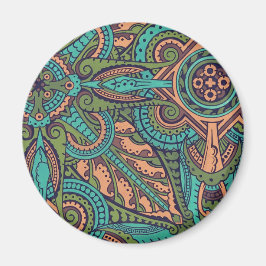 Kristopher dresser för art nouveau abstrakt mönste magnet