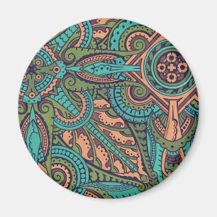 Kristopher dresser för art nouveau abstrakt mönste magnet