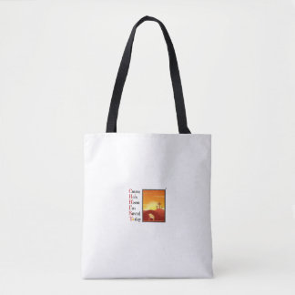 Kristus Acronym White Church Tote Bag Tygkasse