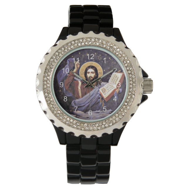 Kristus Allsmäktig, Viktor Vasnetsov målning Armbandsur (Framsida)