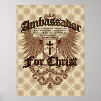Kristus ambassadör, Corinthians Bible Verse Poster