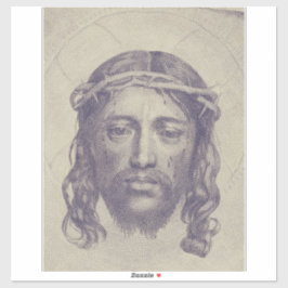 Kristus ansikte på S:ta Veronikas svetteduk Heliga Klistermärken