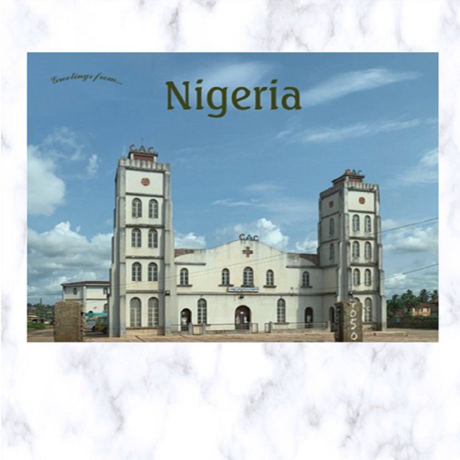 Kristus Apostoliska kyrkan Osun State Nigeria Vykort (Skapare uppladdad)