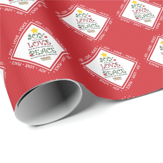 Kristus är född presentpapper (Rullad Hörn)