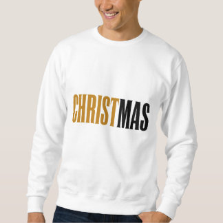 Kristus Är Jul Guld Lång Ärmad Tröja