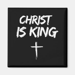 Kristus är kung Jesus katolska kristna kristendome Magnet