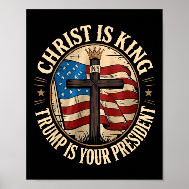 Kristus är kung och Trump är president  Poster (Framsidan)