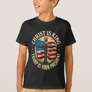 Kristus är kung och Trump är president T Shirt
